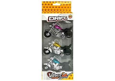 Zestaw Motocykli 3 sztuki Resoraki