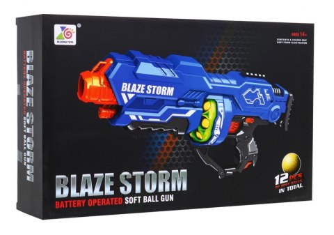 Blaze Storm Pistolet Niebieski 12 Kulek