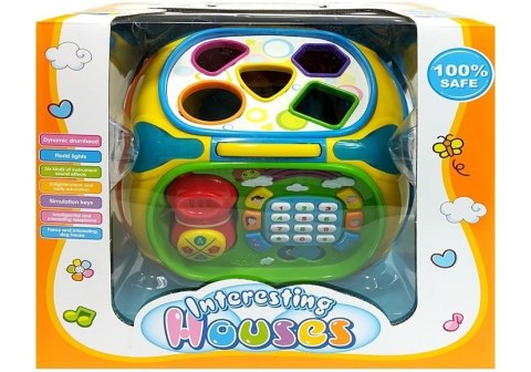 Interaktywny Sorter z Telefonem Nauka Kształtów