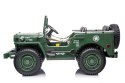 Pojazd Retro Wojskowy JEEP WILLYS 4x4 Zielony