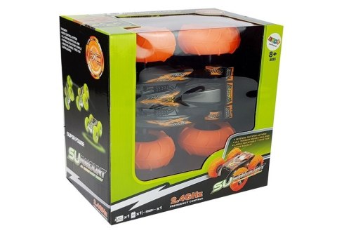 Autko Zdalnie Sterowane Podskakujące Czerwone