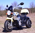 MOTOR CHOPPER SPORT Z KUFERKIEM, KOGUTEM I POLICYJNYMI DŹWIĘKAMI/X818