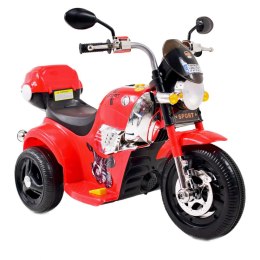 MOTOR CHOPPER SPORT Z KUFERKIEM, KOGUTEM I POLICYJNYMI DŹWIĘKAMI/X818