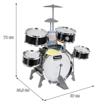 Multifunkcyjna Perkusja, Keyboard, Mikrofon Podświetlane Bębny