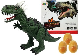 Dinozaur Zielony na Baterie Porusza się z Projektorem Dźwiękiem
