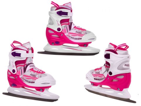 Rolki, Łyżwy, Zestaw 4w1 27-30 Różowe