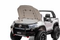 Auto na Akumulator Toyota Hilux 2x240W 24V Biała + POWIĘKSZONY AKUMULATOR