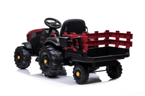 Traktor Titanium Z Przyczepą Czerwony