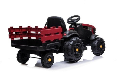 Traktor Titanium Z Przyczepą Czerwony
