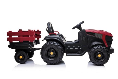 Traktor Titanium Z Przyczepą Czerwony