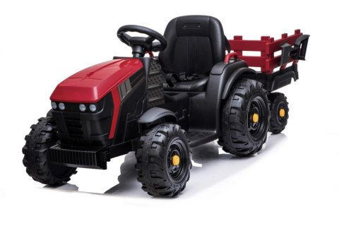 Traktor Titanium Z Przyczepą Czerwony