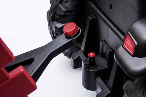 Traktor Titanium Z Przyczepą Czerwony