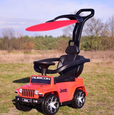 JEŹDZIK, PCHACZ, ODPYCHACZ, POJAZD NA AKUMULATOR- JEEP RUBICON, MIĘKKIE KOŁA, DASZEK ,DŹWIĘKI/DKP03HV