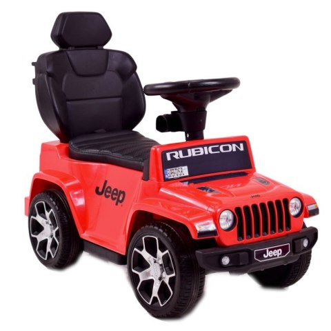 JEŹDZIK, PCHACZ, ODPYCHACZ, POJAZD NA AKUMULATOR- JEEP RUBICON, MIĘKKIE KOŁA, DASZEK ,DŹWIĘKI/DKP03HV