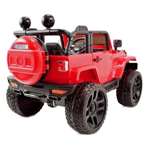 MEGA JEEP 4X4, MIĘKKIE KOŁA, MIĘKKIE SIEDZENIE, SUPER HIT/LT828