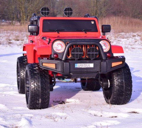 MEGA JEEP 4X4, MIĘKKIE KOŁA, MIĘKKIE SIEDZENIE, SUPER HIT/LT828