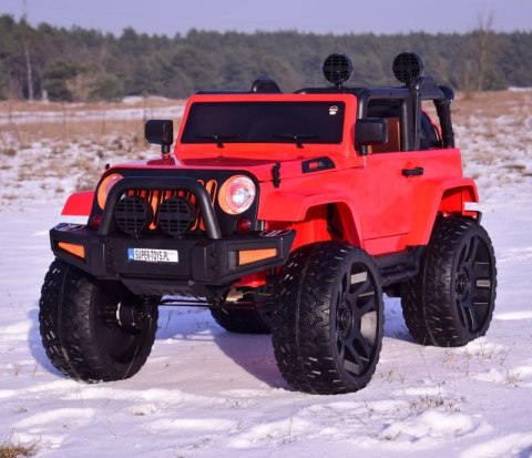 MEGA JEEP 4X4, MIĘKKIE KOŁA, MIĘKKIE SIEDZENIE, SUPER HIT/LT828