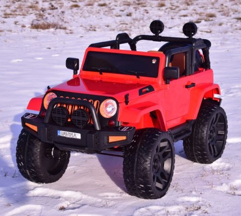 MEGA JEEP 4X4, MIĘKKIE KOŁA, MIĘKKIE SIEDZENIE, SUPER HIT/LT828