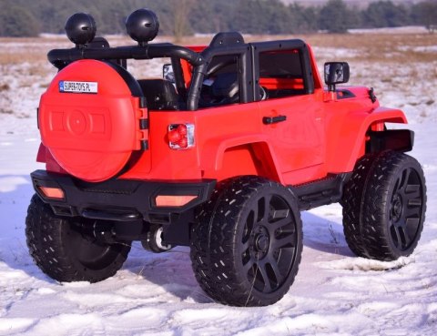 MEGA JEEP 4X4, MIĘKKIE KOŁA, MIĘKKIE SIEDZENIE, SUPER HIT/LT828