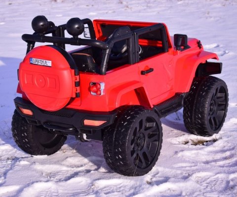MEGA JEEP 4X4, MIĘKKIE KOŁA, MIĘKKIE SIEDZENIE, SUPER HIT/LT828