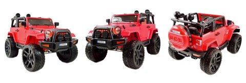 MEGA JEEP 4X4, MIĘKKIE KOŁA, MIĘKKIE SIEDZENIE, SUPER HIT/LT828