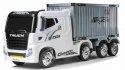 Pojazd Container Truck Biały+ Naczepa