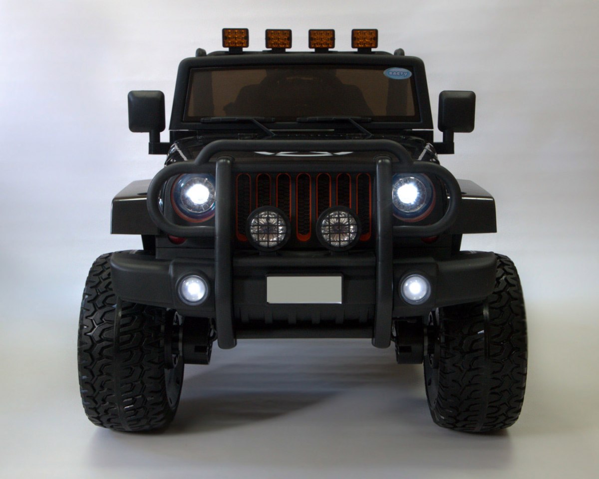 Pojazd Monster Jeep 4x4 Czarny WXE1688