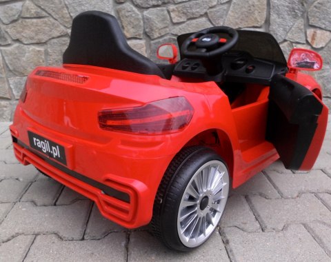 Auto na akumulator CABRIO B14 czerwone