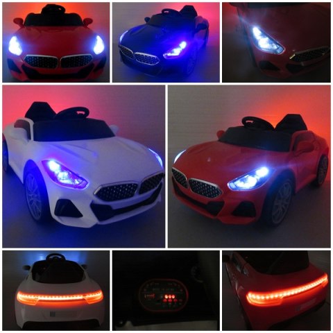 Auto na akumulator CABRIO B6 czerwone