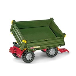 Rolly Toys rollyTrailer Przyczepa Rolly Multi dwuosiowa zielona