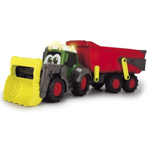 DICKIE Happy Traktor z przyczepką Fendt Światło Dźwięk