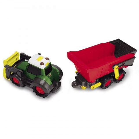 DICKIE Happy Traktor z przyczepką Fendt Światło Dźwięk