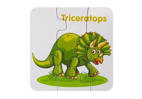 Puzzle edukacyjne przyjaciele dinozaurów 10 el
