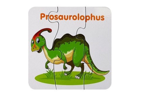 Puzzle edukacyjne przyjaciele dinozaurów 10 el