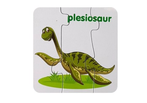 Puzzle edukacyjne przyjaciele dinozaurów 10 el