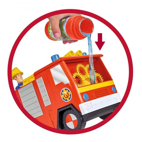 Simba Wóz Strażacki Jupiter Strażak Sam do robienia baniek