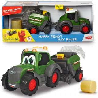 Dickie Happy Fendt Traktorek z Belownicą Światło Dźwięk
