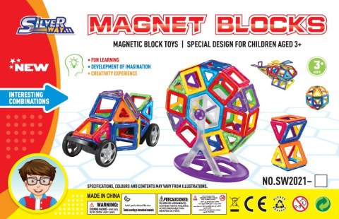 Zestaw Klocków Magnetycznych 72el.