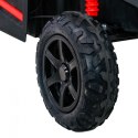 Buggy ATV Strong Racing dla 2 dzieci Czerwony + Silnik bezszczotkowy + Pompowane koła + Audio LED Czerwony
