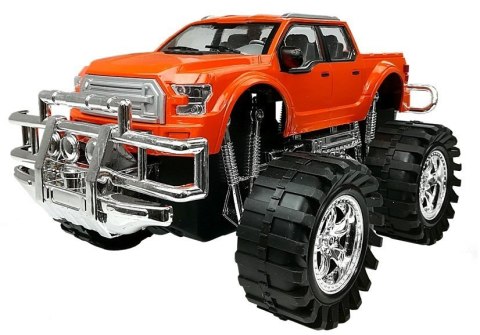Zestaw Pojazdów Monster Truck Czerwony Laweta 58 cm