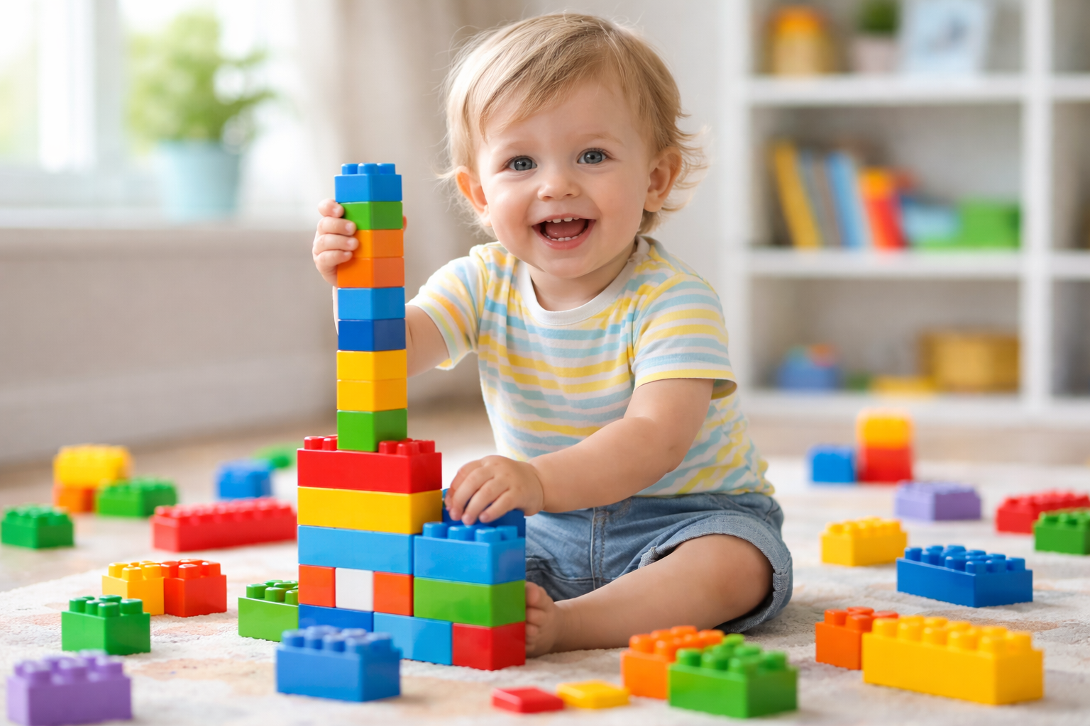 Co kupić na prezent dla 3-letniego chłopca? Klocki i zabawki narzędzia